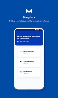 Mergdata android App screenshot 2
